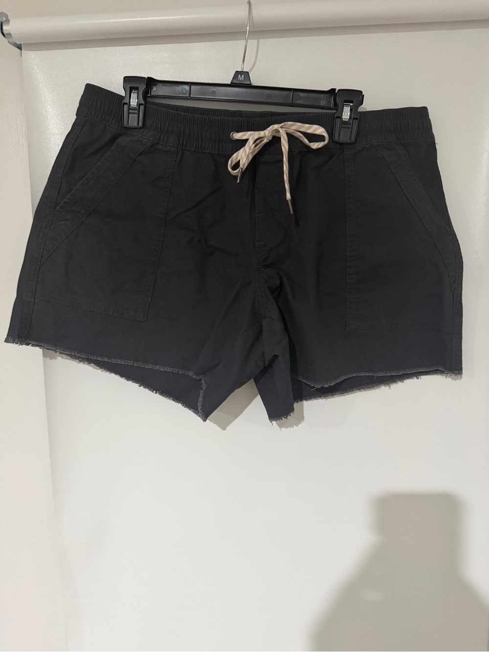Natural Reflections Black Drawstring Caual Shorts